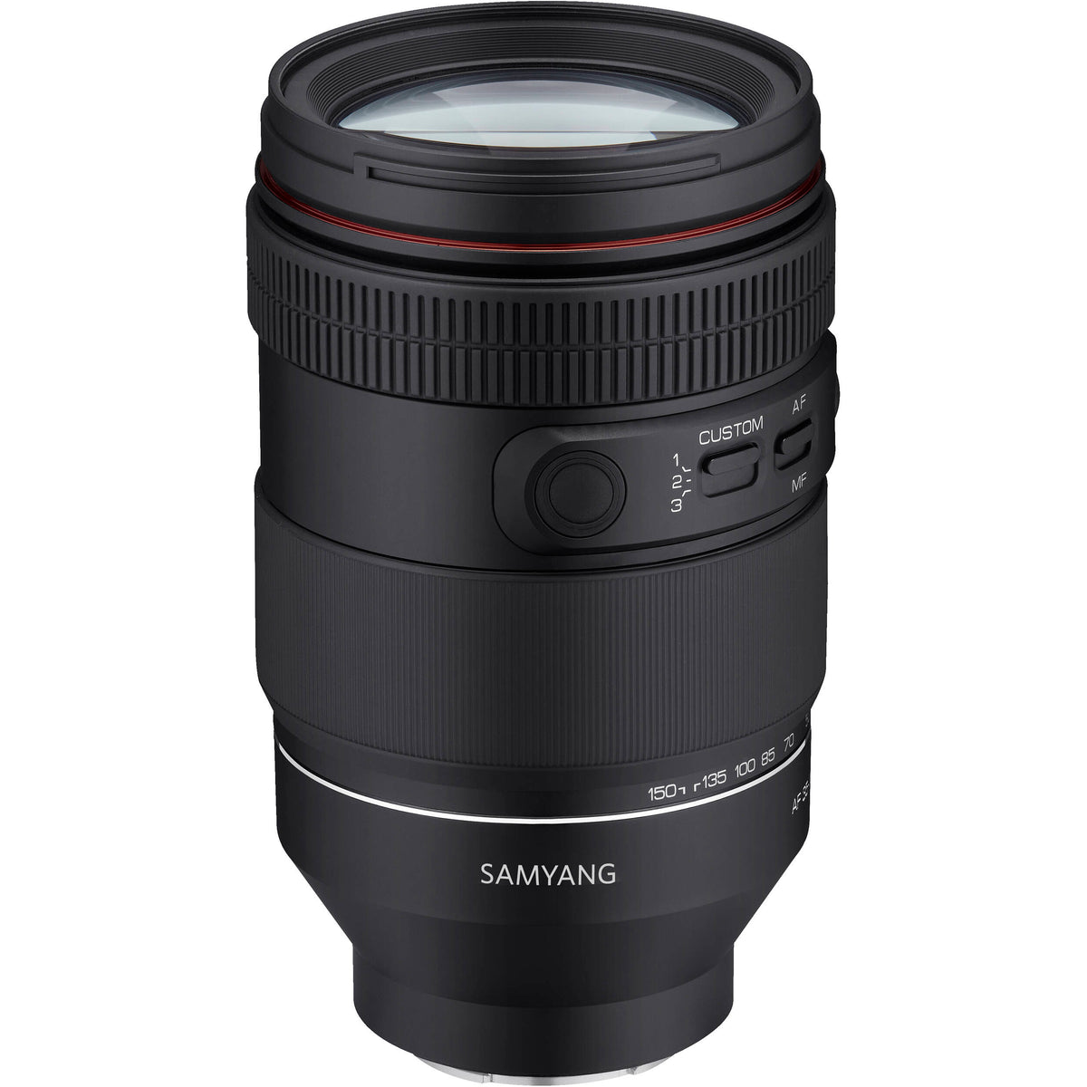 Lente Samyang 35-150mm f/2-2.8 AF - vista principal