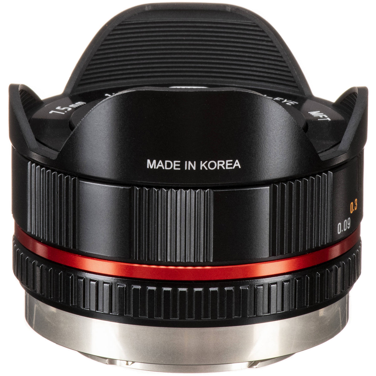 Lente Samyang 7.5mm f/3.5 UMC Fisheye - Negro - vista trasera