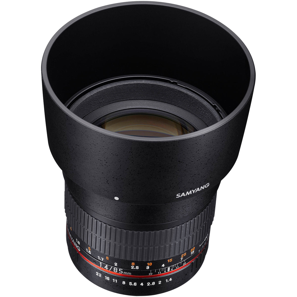 Lente Samyang 85mm f/1.4 Aspherical para Nikon con Focus Confirm Chip - vista principal