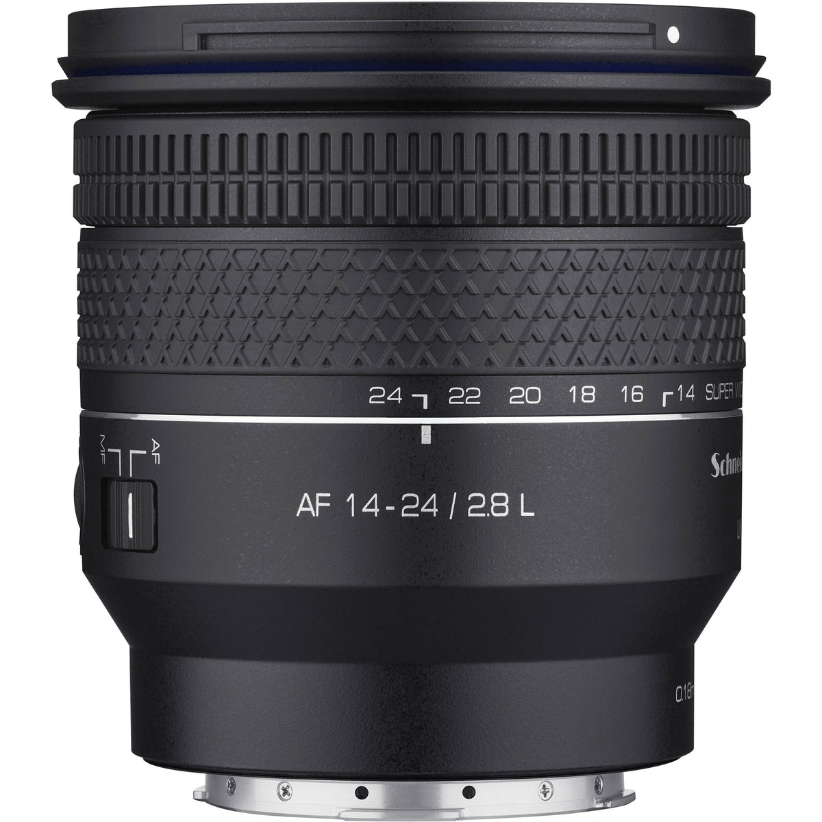 Lente Samyang AF 14-24mm f/2.8 - vista frontal