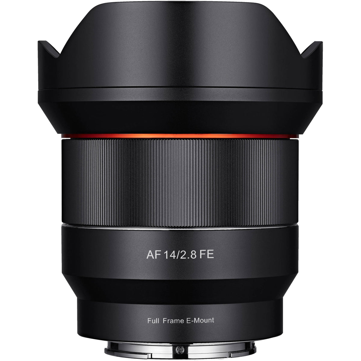 Lente Samyang AF 14mm f/2.8 FE - vista trasera