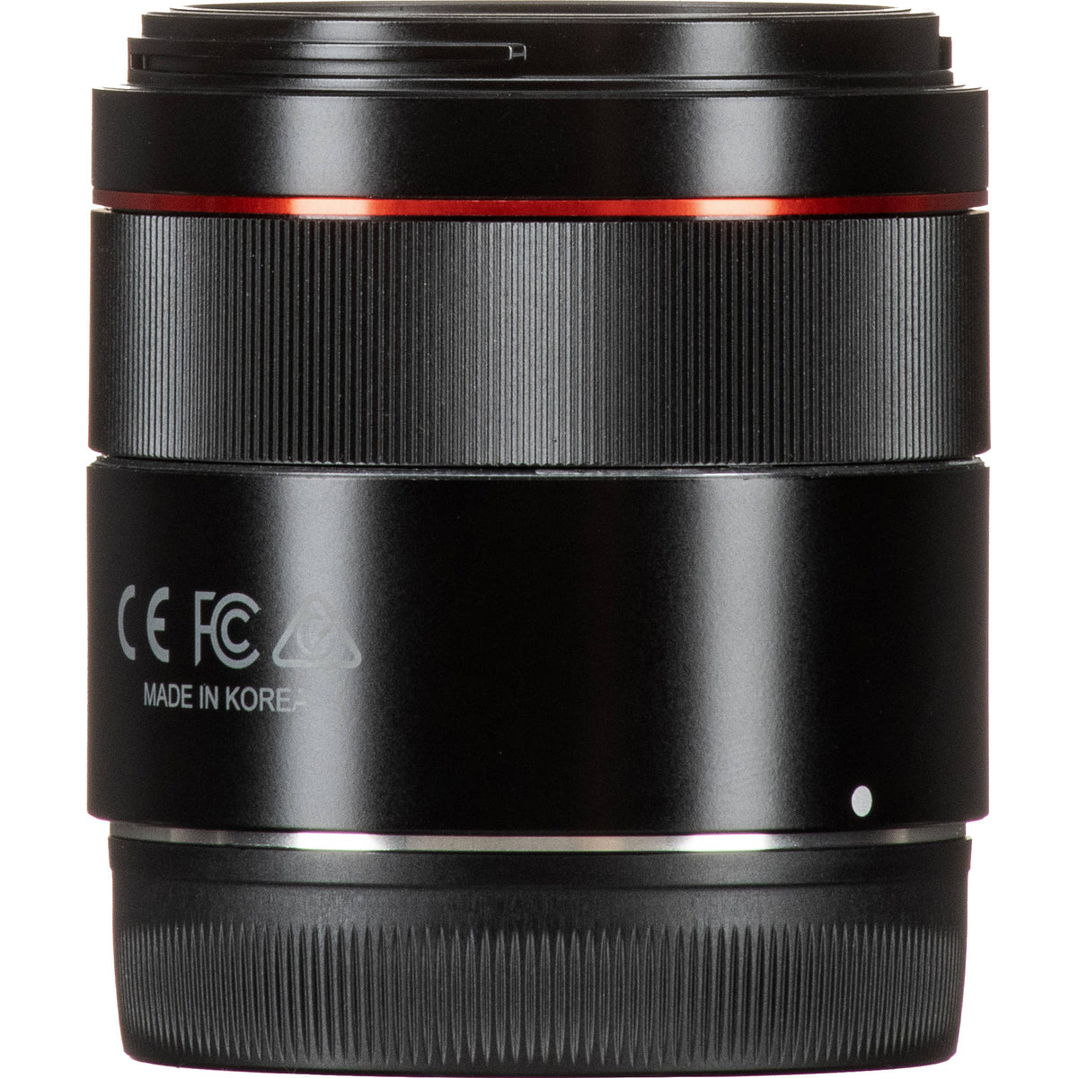 Lente Samyang AF 45mm f/1.8 FE - vista trasera