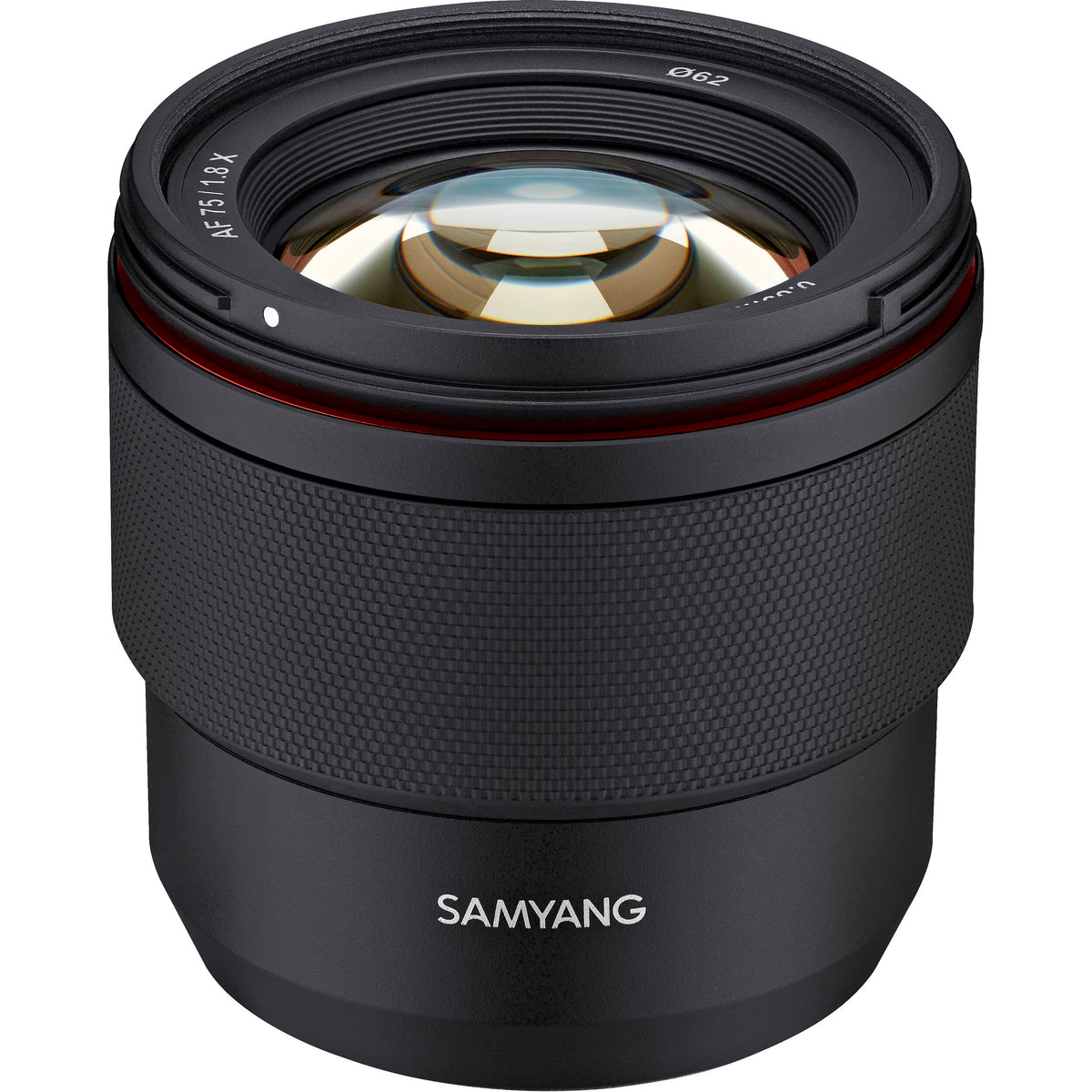 Lente Samyang AF 75mm f/1.8 FE - vista principal