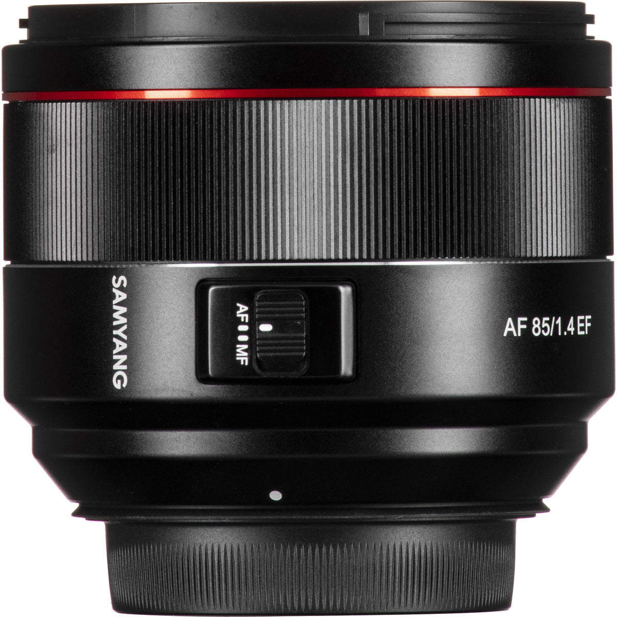 Lente Samyang AF 85mm f/1.4 EF - contenido de la caja