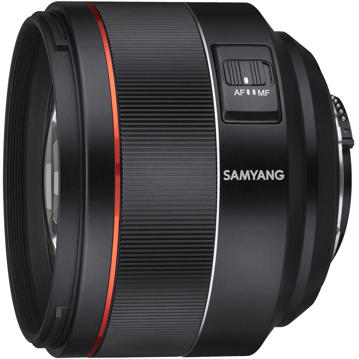 Lente Samyang AF 85mm f/1.4 F - vista trasera