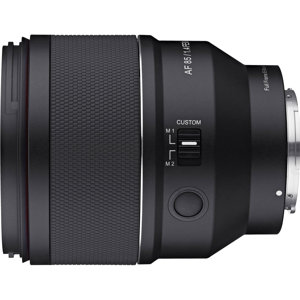 Lente Samyang AF 85mm f/1.4 FE II - contenido de la caja