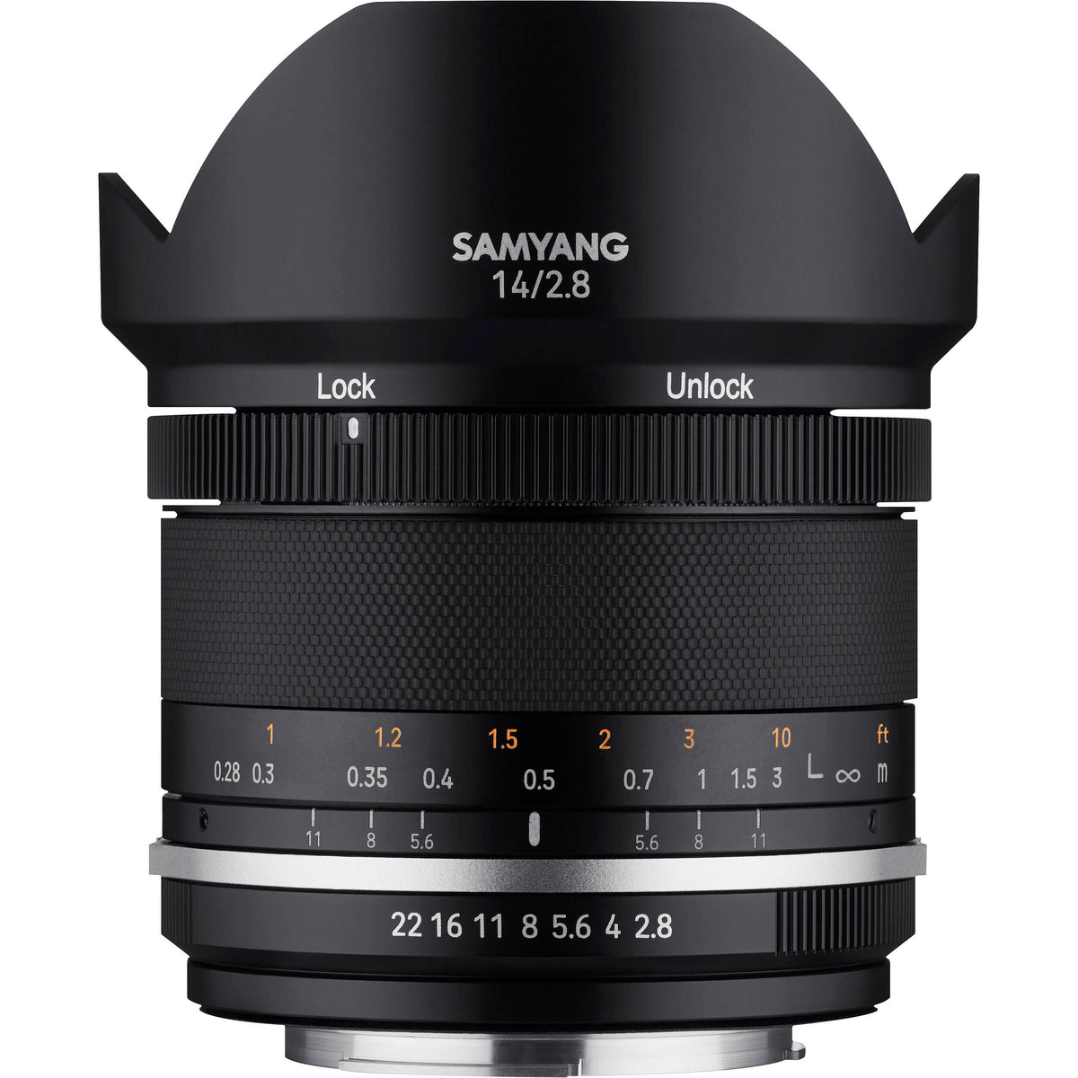 Lente Samyang MF 14mm f/2.8 WS Mk2 - vista principal