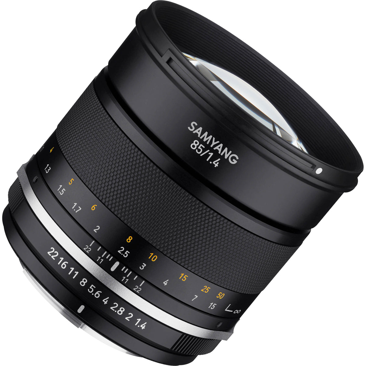 Lente Samyang MF 85mm f/1.4 WS Mk2 - puertos y conexiones