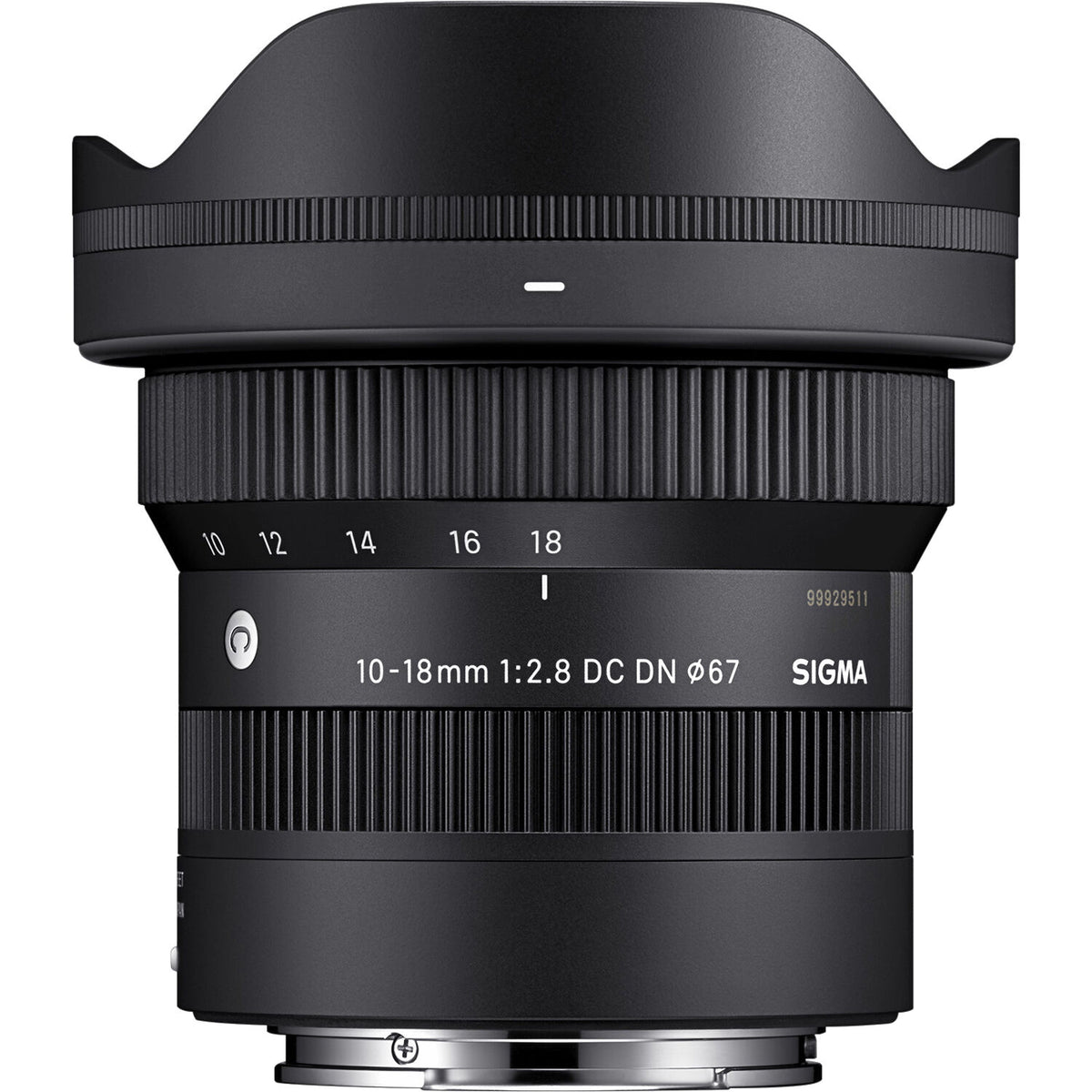 Lente Sigma 10-18mm f/2.8 DC DN Contemporary - vista principal