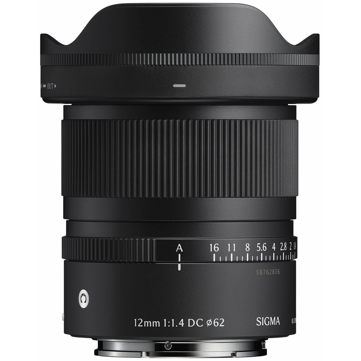 Lente Sigma 12mm f/1.4 DC Contemporary - vista principal