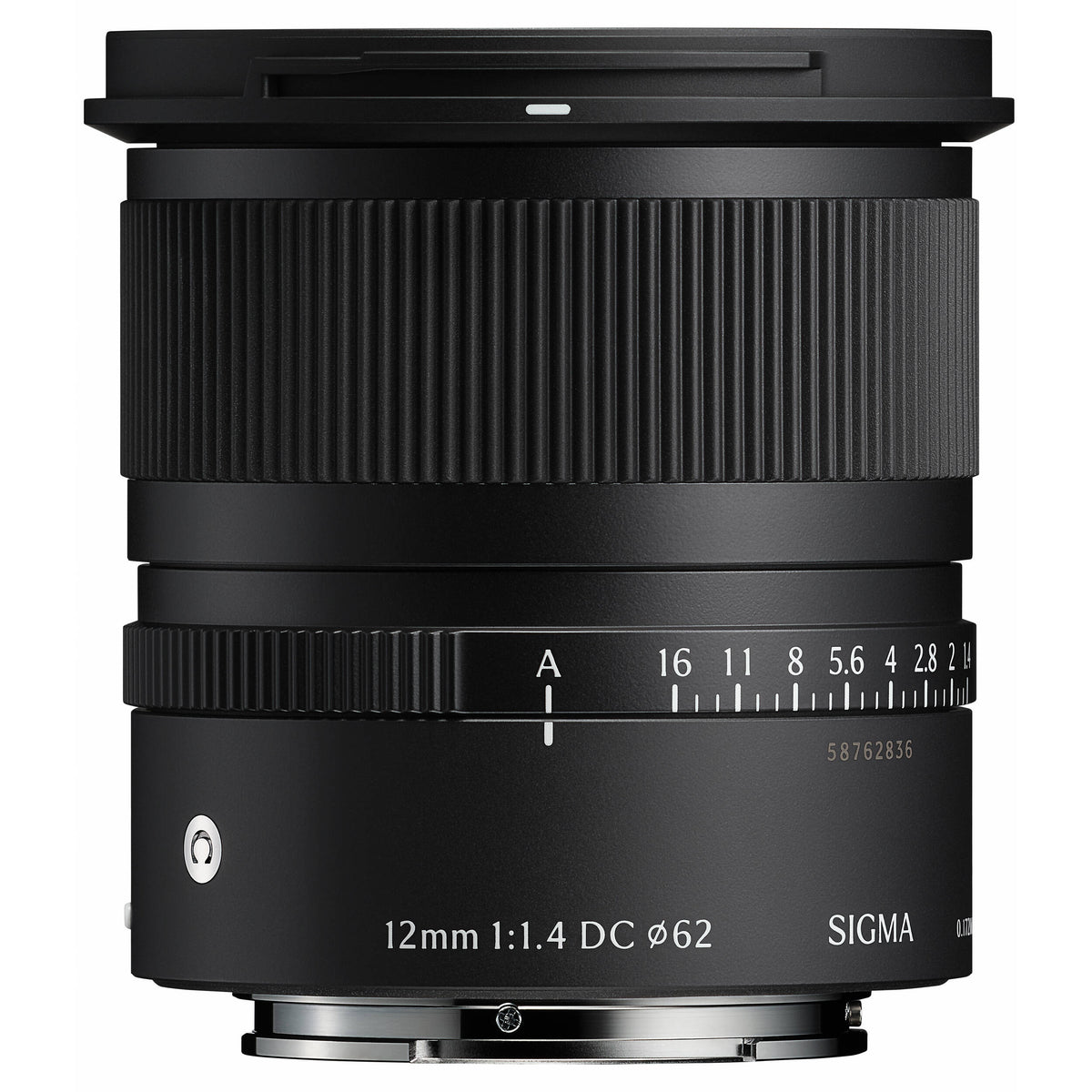 Lente Sigma 12mm f/1.4 DC Contemporary - vista frontal