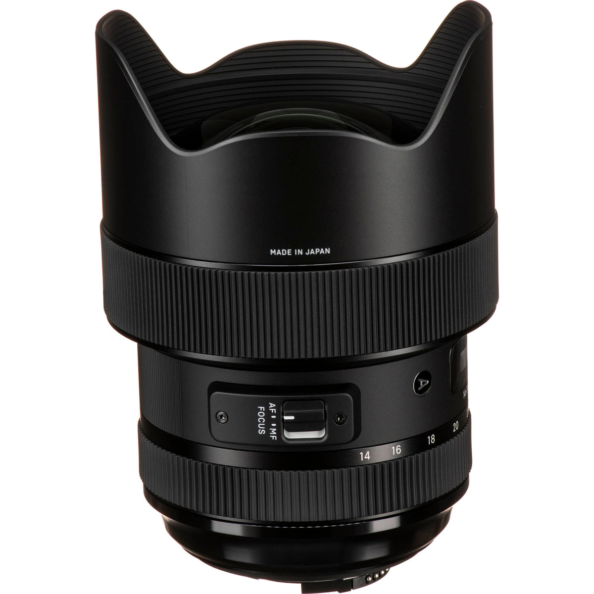 Lente Sigma 14-24mm f/2.8 DG HSM Art - vista lateral