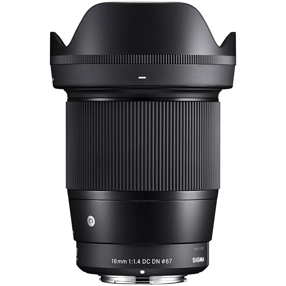 Lente Sigma 16mm f/1.4 DC DN Contemporary - vista principal