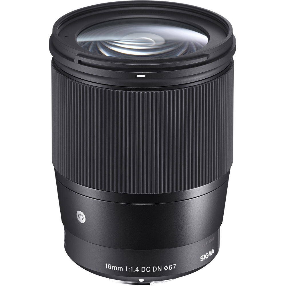 Lente Sigma 16mm f/1.4 DC DN Contemporary - vista principal