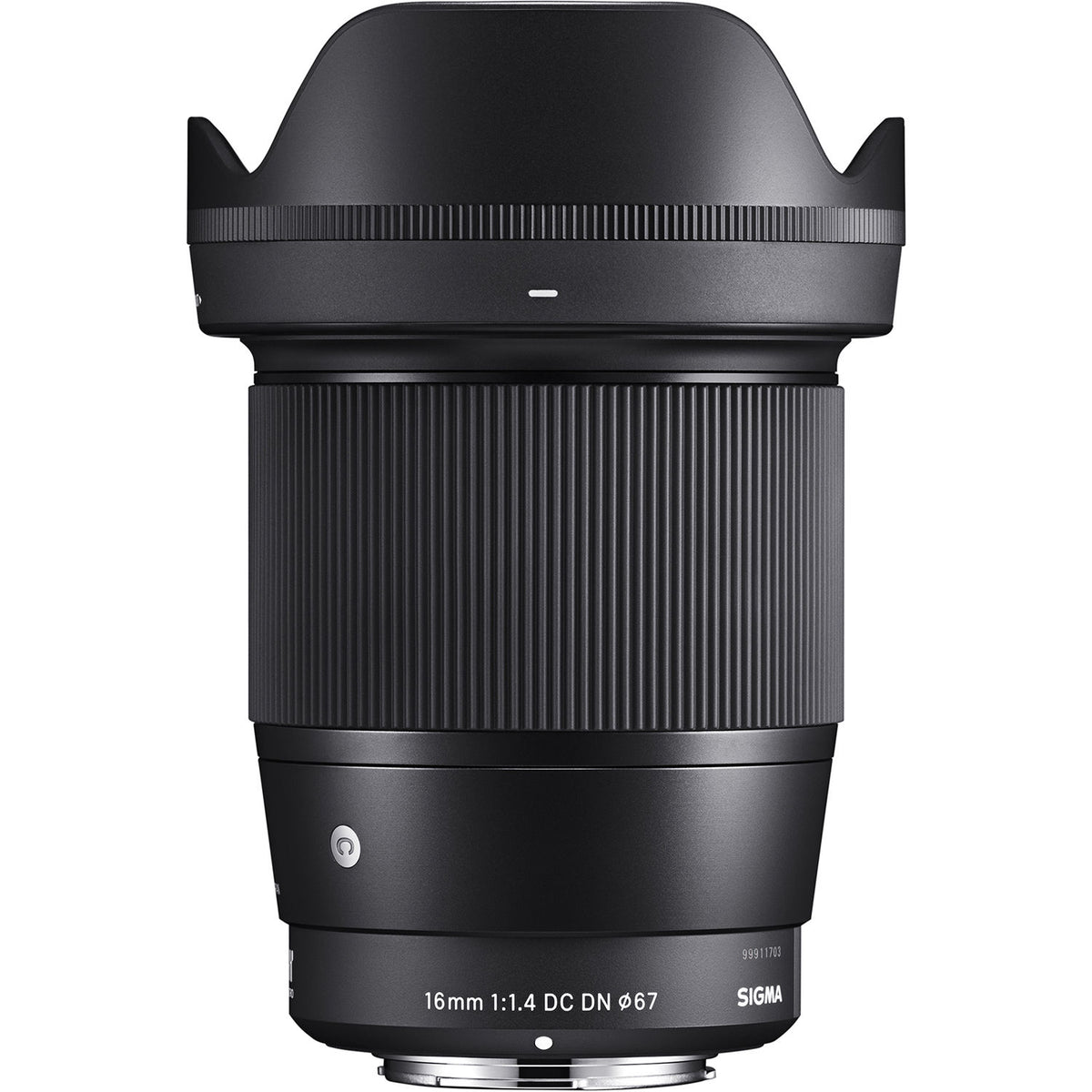 Lente Sigma 16mm f/1.4 DC DN Contemporary - vista trasera