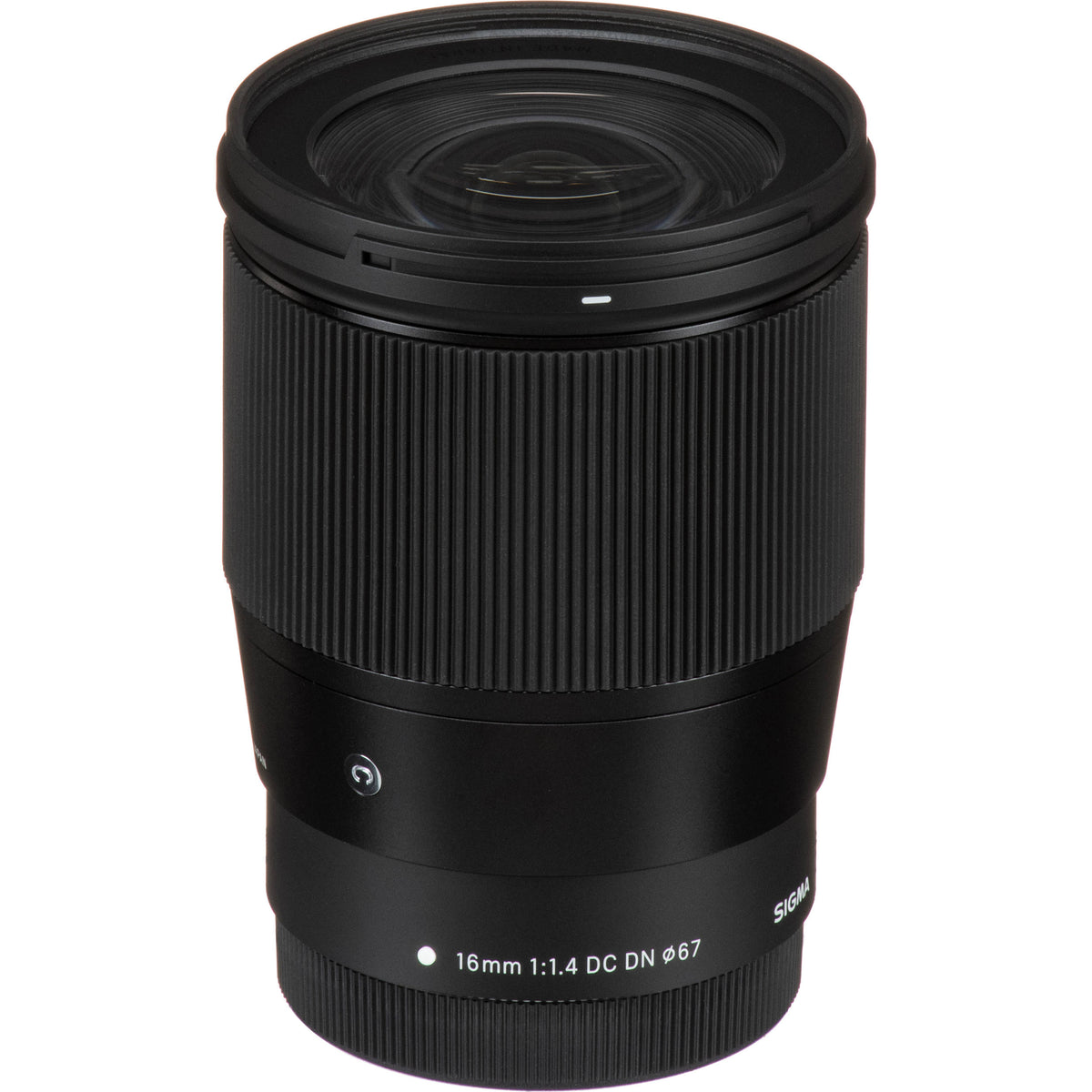 Lente Sigma 16mm f/1.4 DC DN Contemporary - contenido de la caja