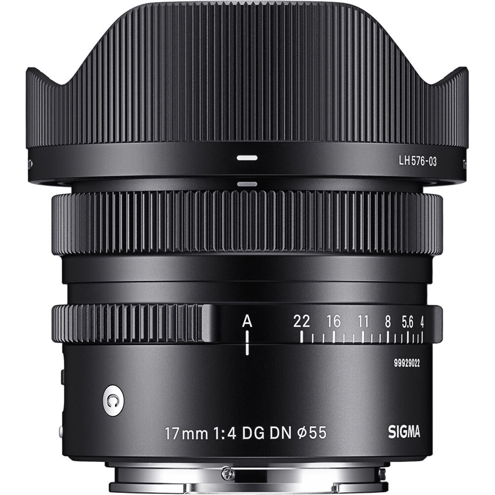 Lente Sigma 17mm f/4 DG DN Contemporary - vista principal