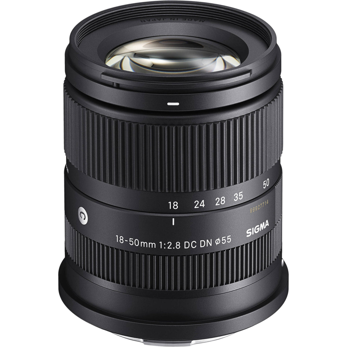 Lente Sigma 18-50mm f/2.8 DC DN Contemporary - vista frontal