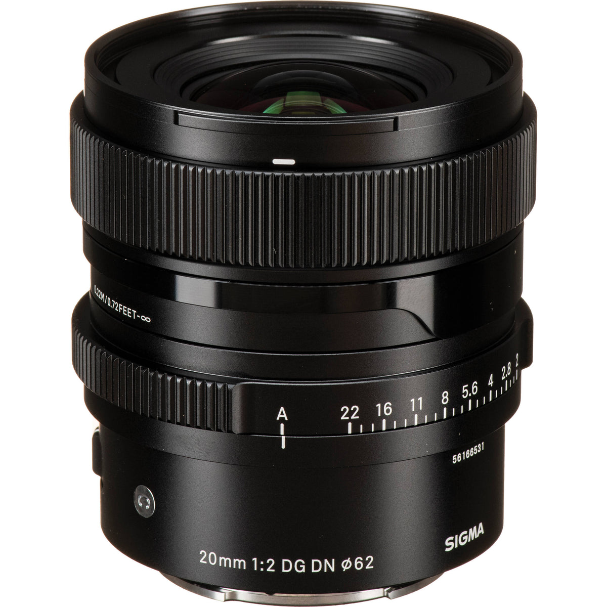 Lente Sigma 20mm f/2 DG DN Contemporary - vista principal