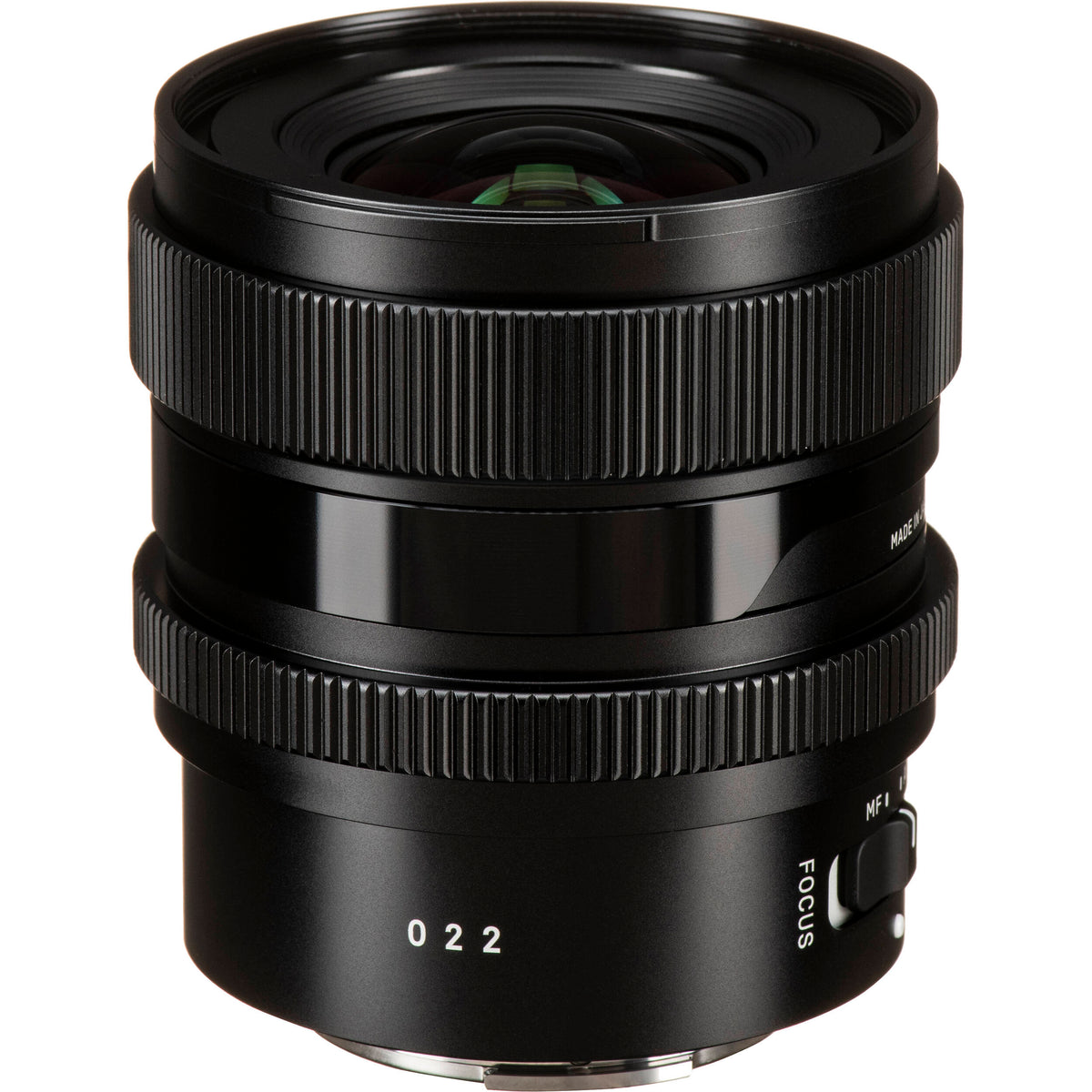 Lente Sigma 20mm f/2 DG DN Contemporary - vista trasera