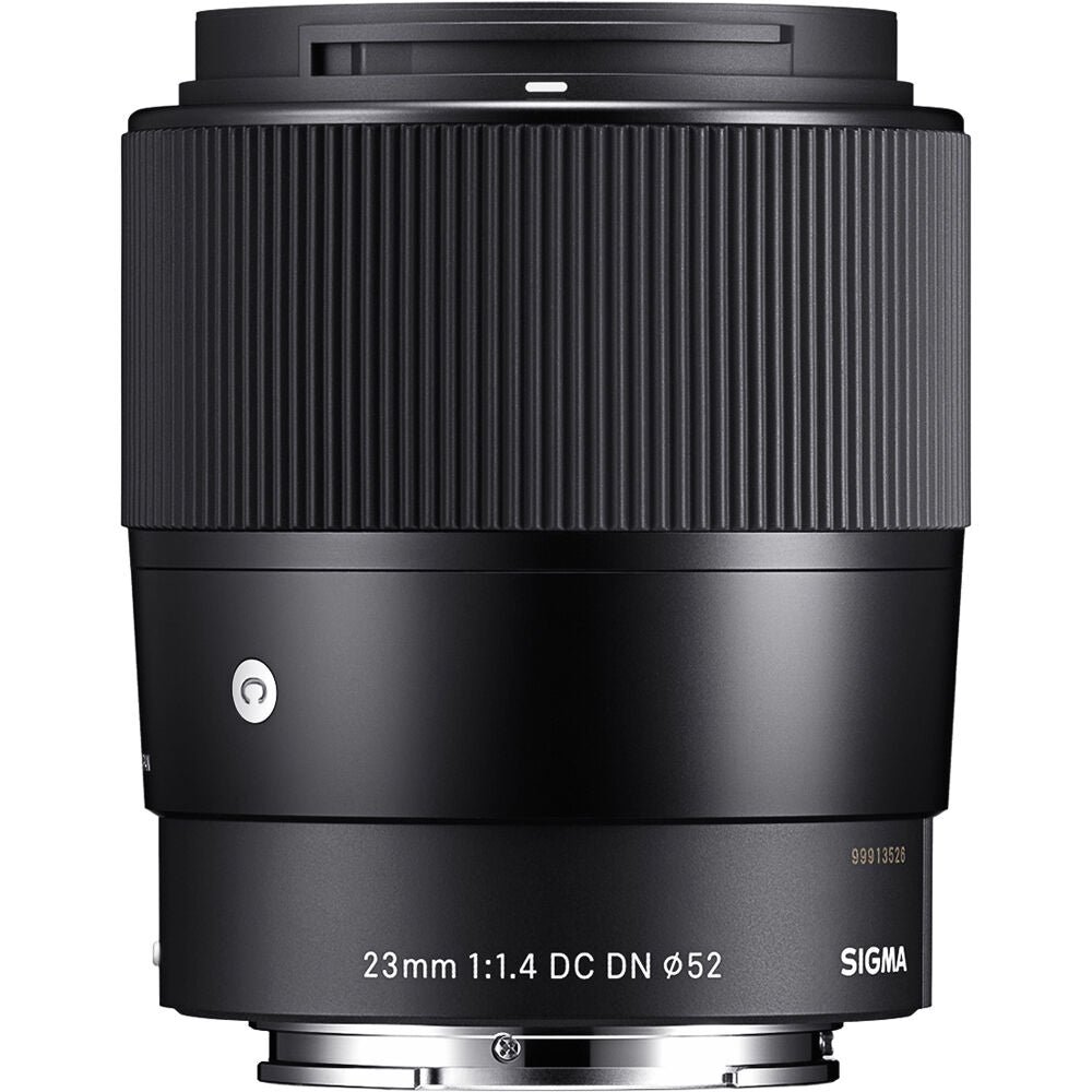 Lente Sigma 23mm f/1.4 DC DN Contemporary - vista frontal