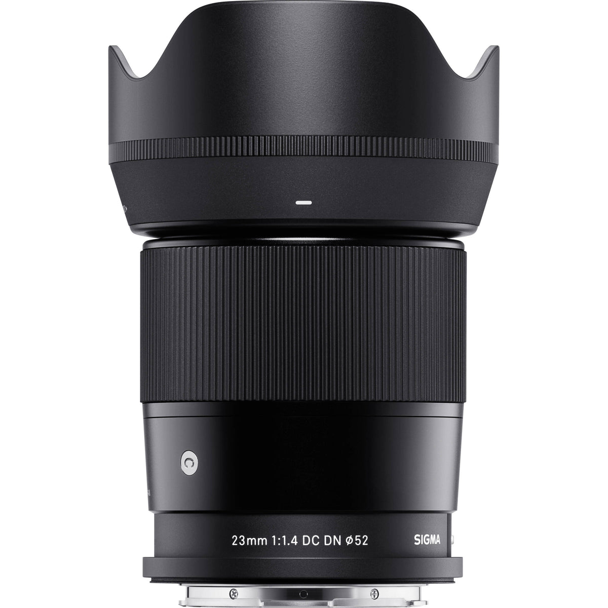 Lente Sigma 23mm f/1.4 DC DN Contemporary - vista lateral