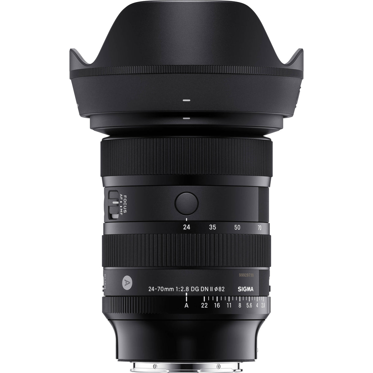 Lente Sigma 24-70mm f/2.8 DG DN II Art - vista lateral