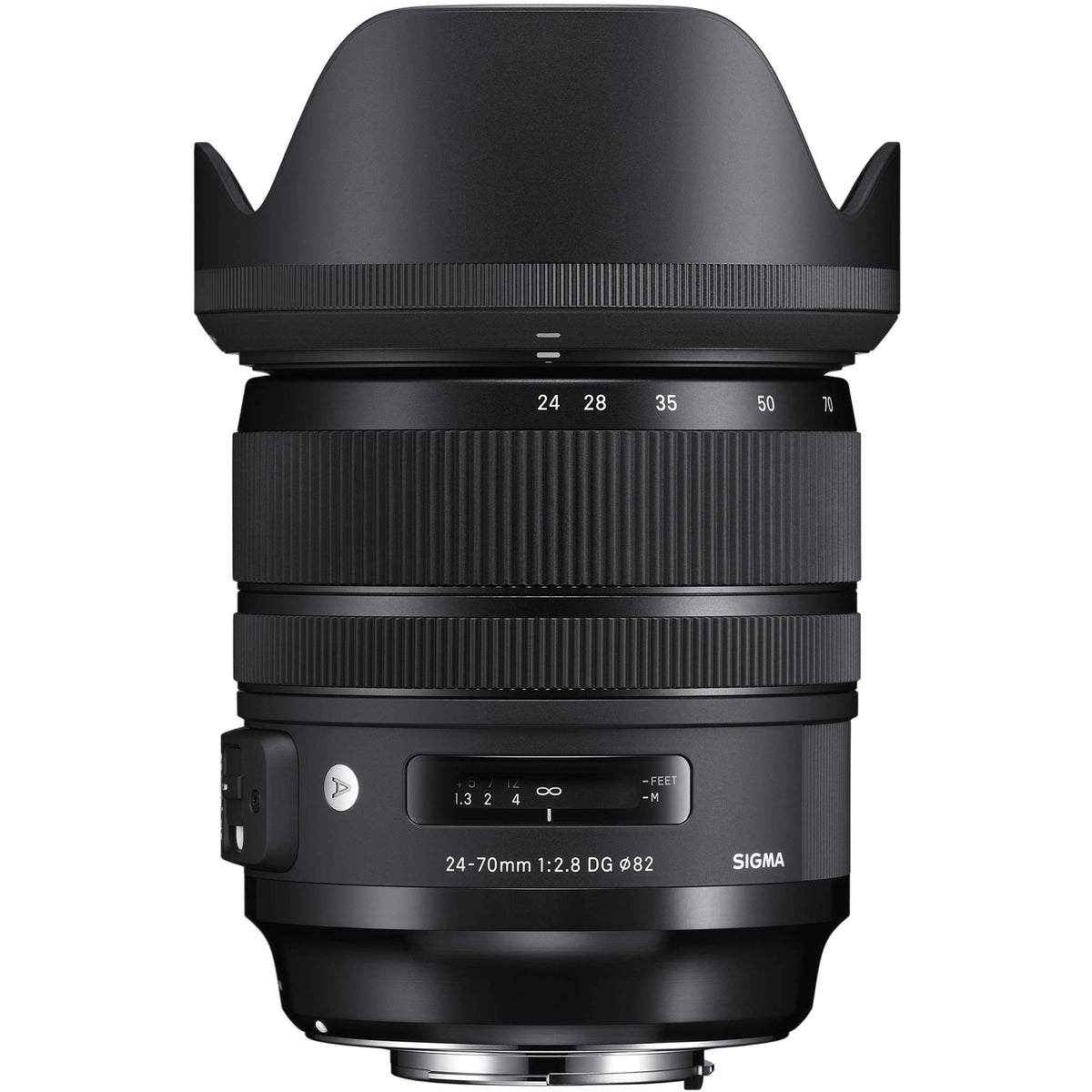 Lente Sigma 24-70mm f/2.8 DG OS HSM Art - vista lateral