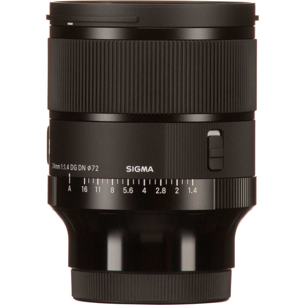 Lente Sigma 24mm f/1.4 DG DN Art - vista lateral