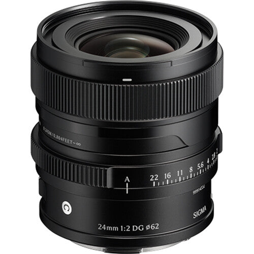 Lente Sigma 24mm f/2 DG Contemporary (Negro) - vista trasera
