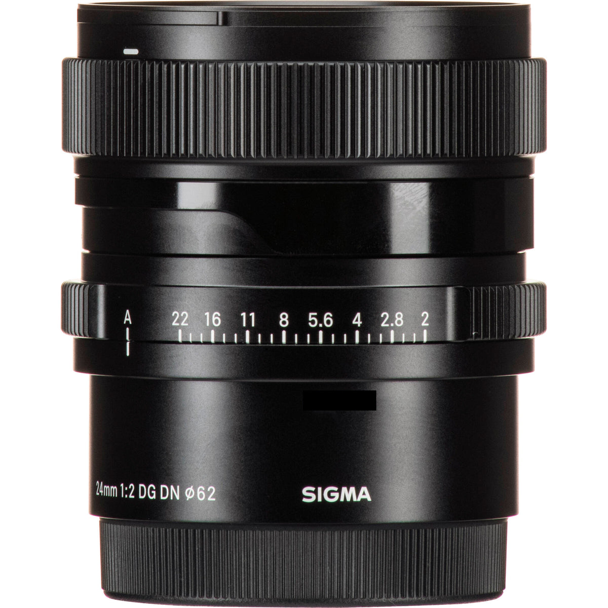 Lente Sigma 24mm f/2 DG DN Contemporary - vista lateral
