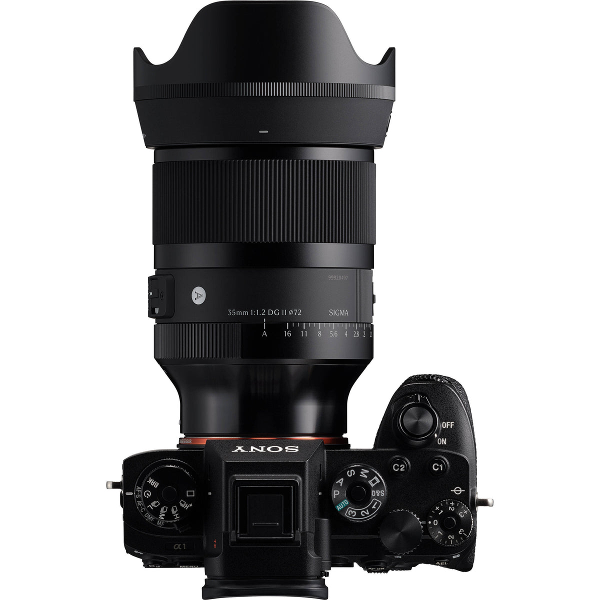 Lente Sigma 35mm f/1.2 DG II Art - vista frontal