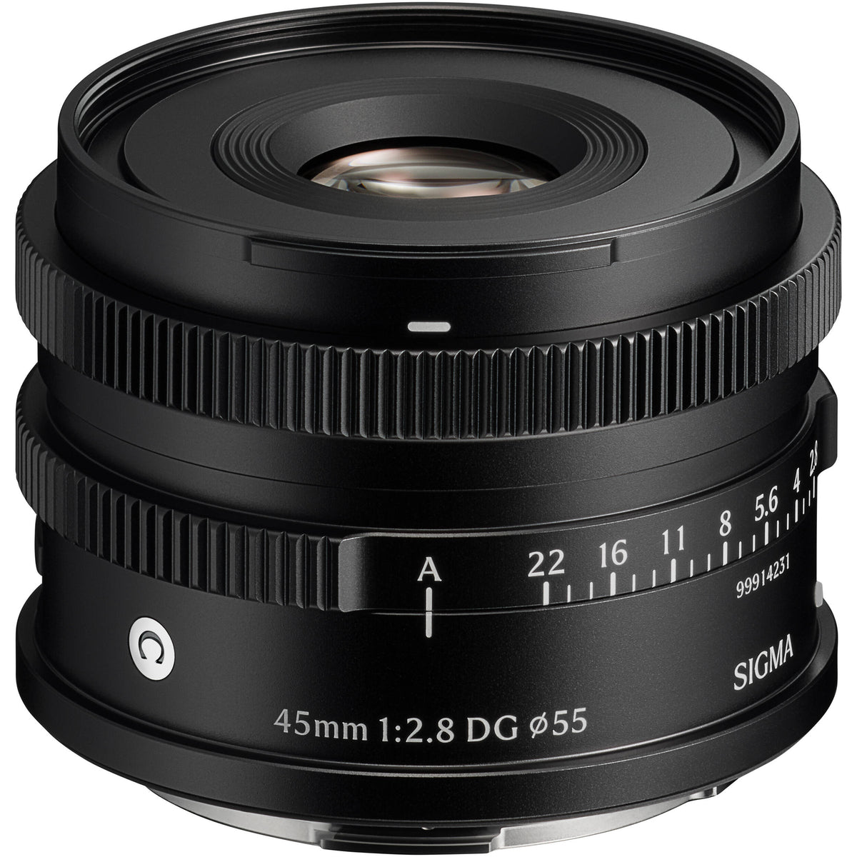 Lente Sigma 45mm f/2.8 DG Contemporary - vista frontal