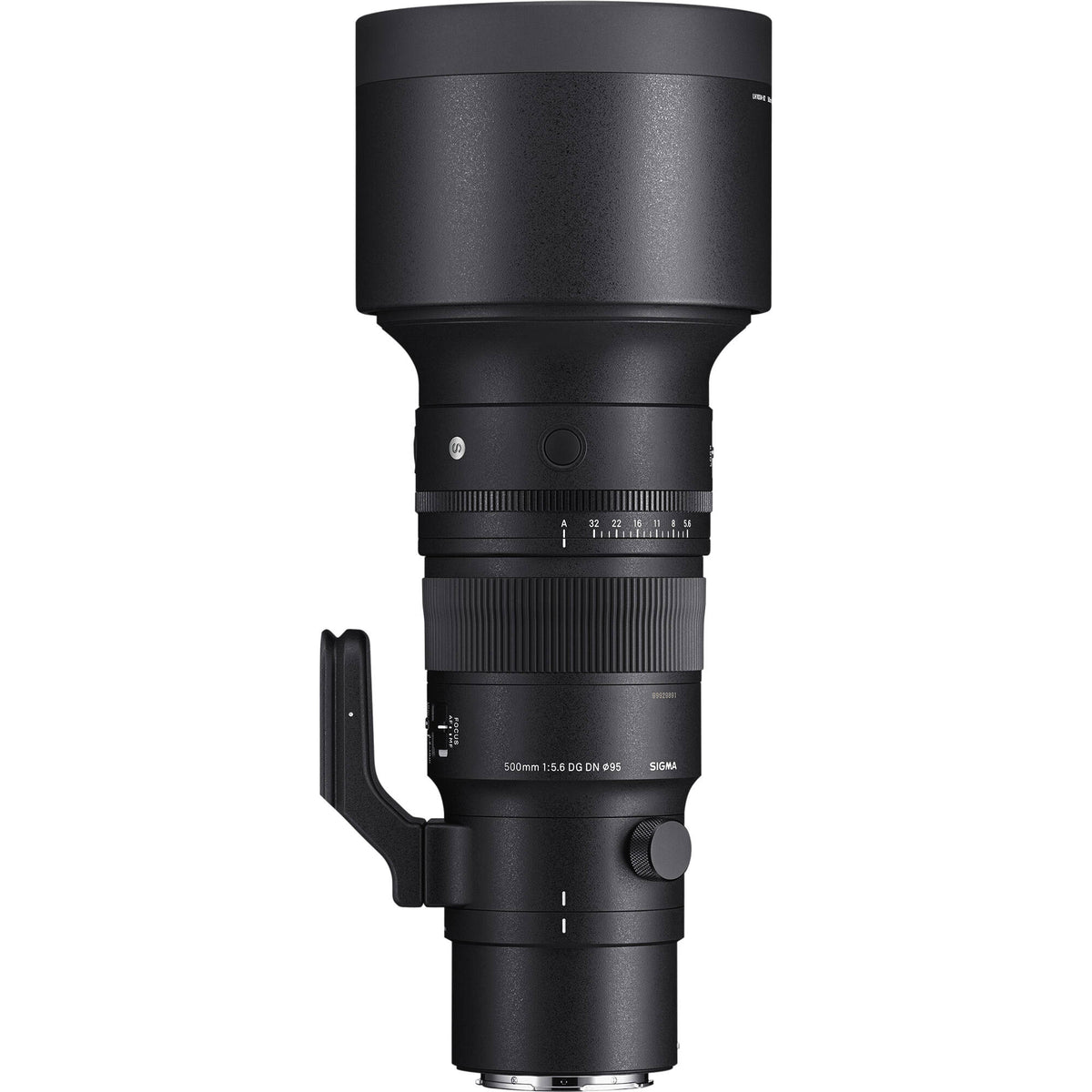 Lente Sigma 500mm f/5.6 DG DN OS Sports - vista lateral