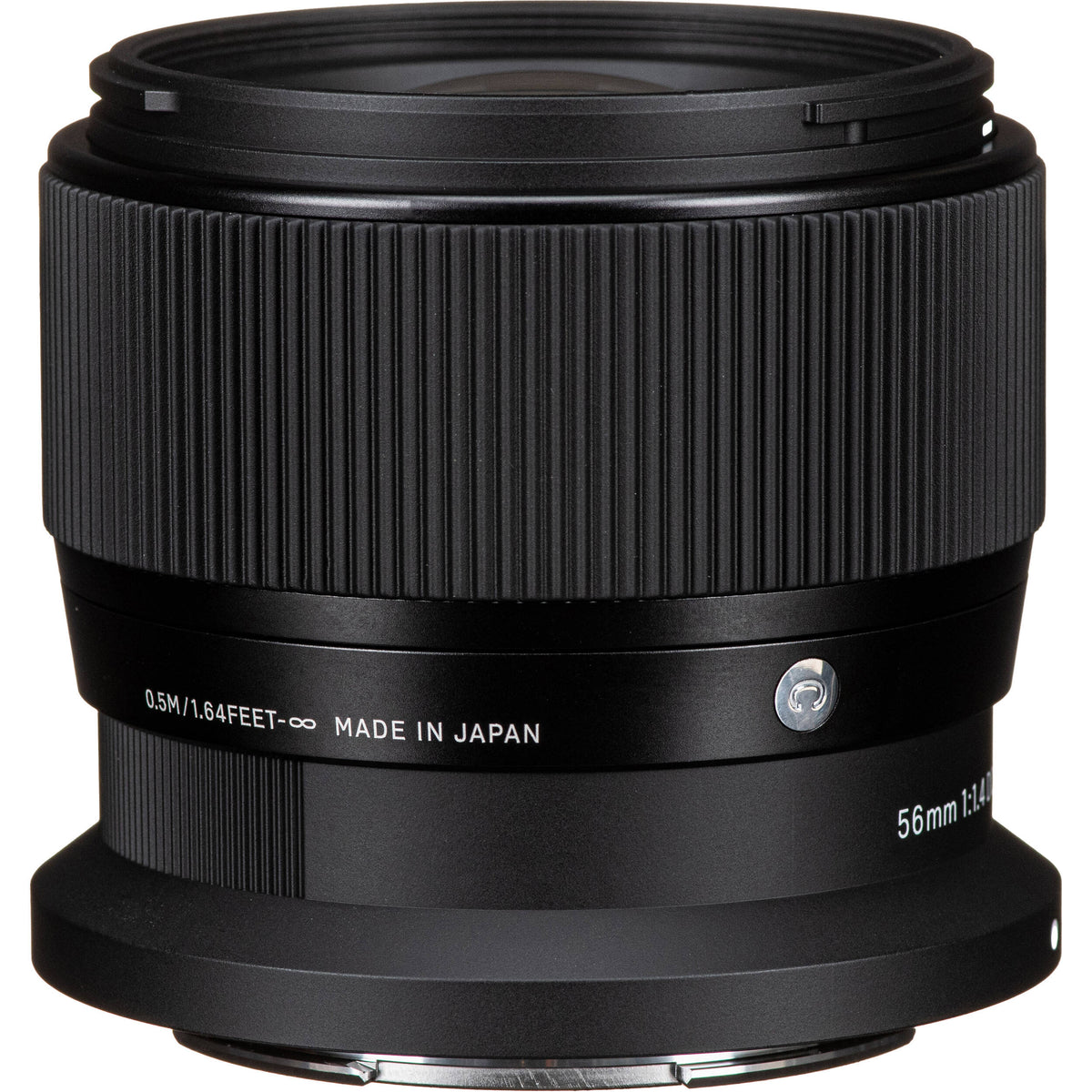 Lente Sigma 56mm f/1.4 DC DN Contemporary - vista lateral