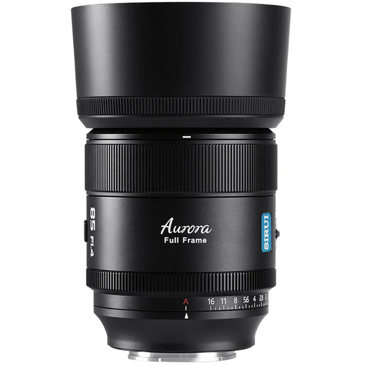 Lente Sirui Aurora 85mm f/1.4 - contenido de la caja
