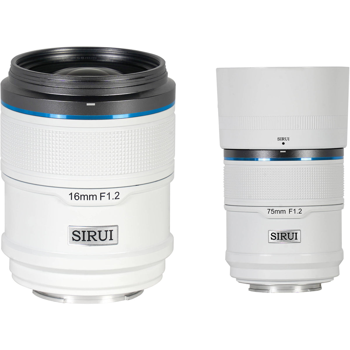 Lente Sirui Sniper 2 Kit con 16mm f/1.2 and 75mm f/1.2 (Blanco) - vista principal
