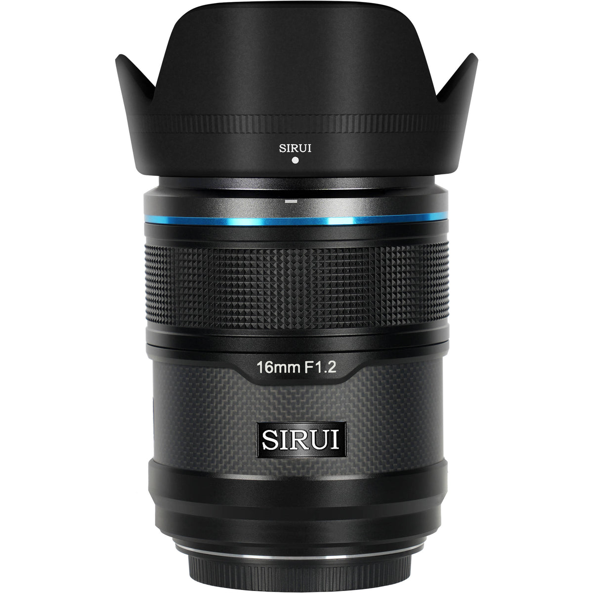Lente Sirui Sniper 2 Kit con 16mm f/1.2 and 75mm f/1.2 (Negro) - vista frontal