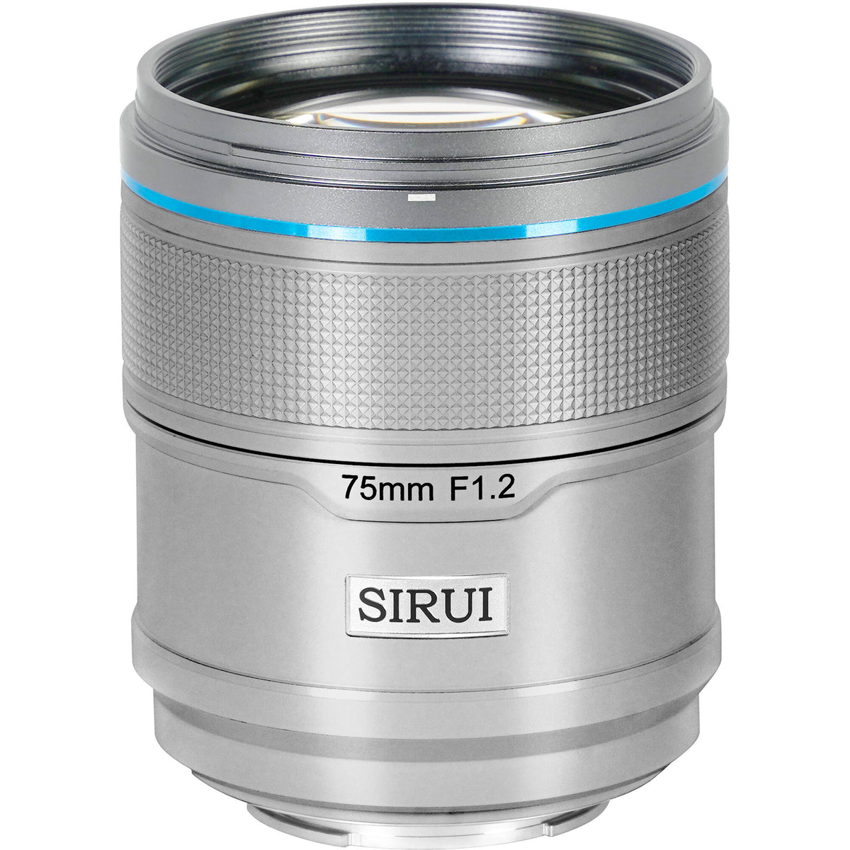 Lente Sirui Sniper 75mm f/1.2 Autofocus (Plateado) - vista principal