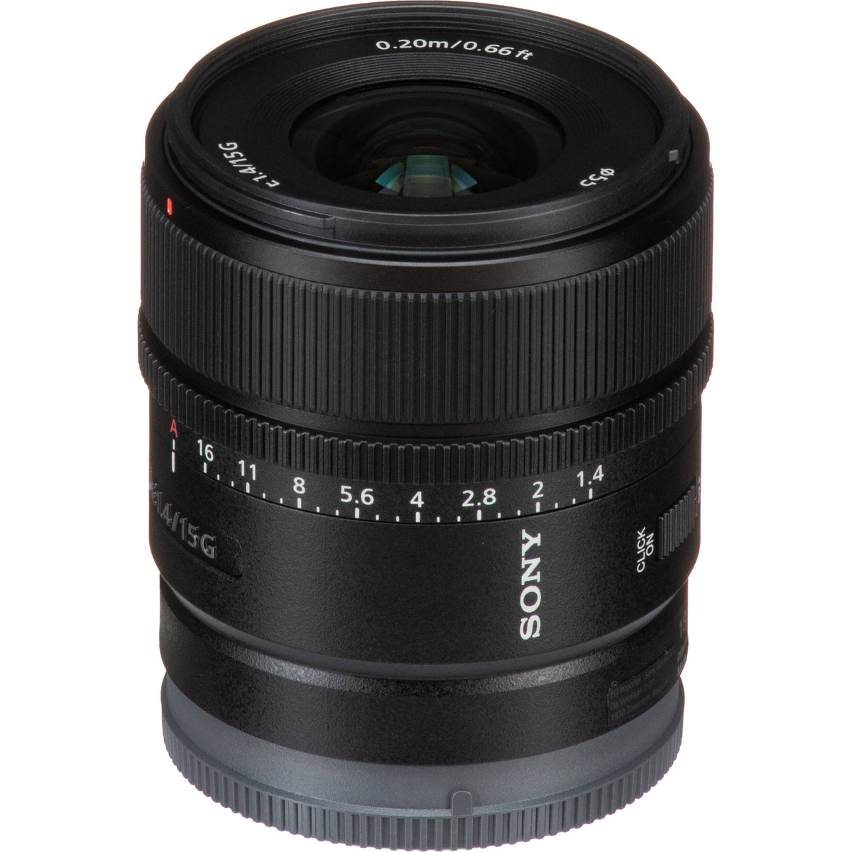 Lente Sony E 15mm f/1.4 G - en uso