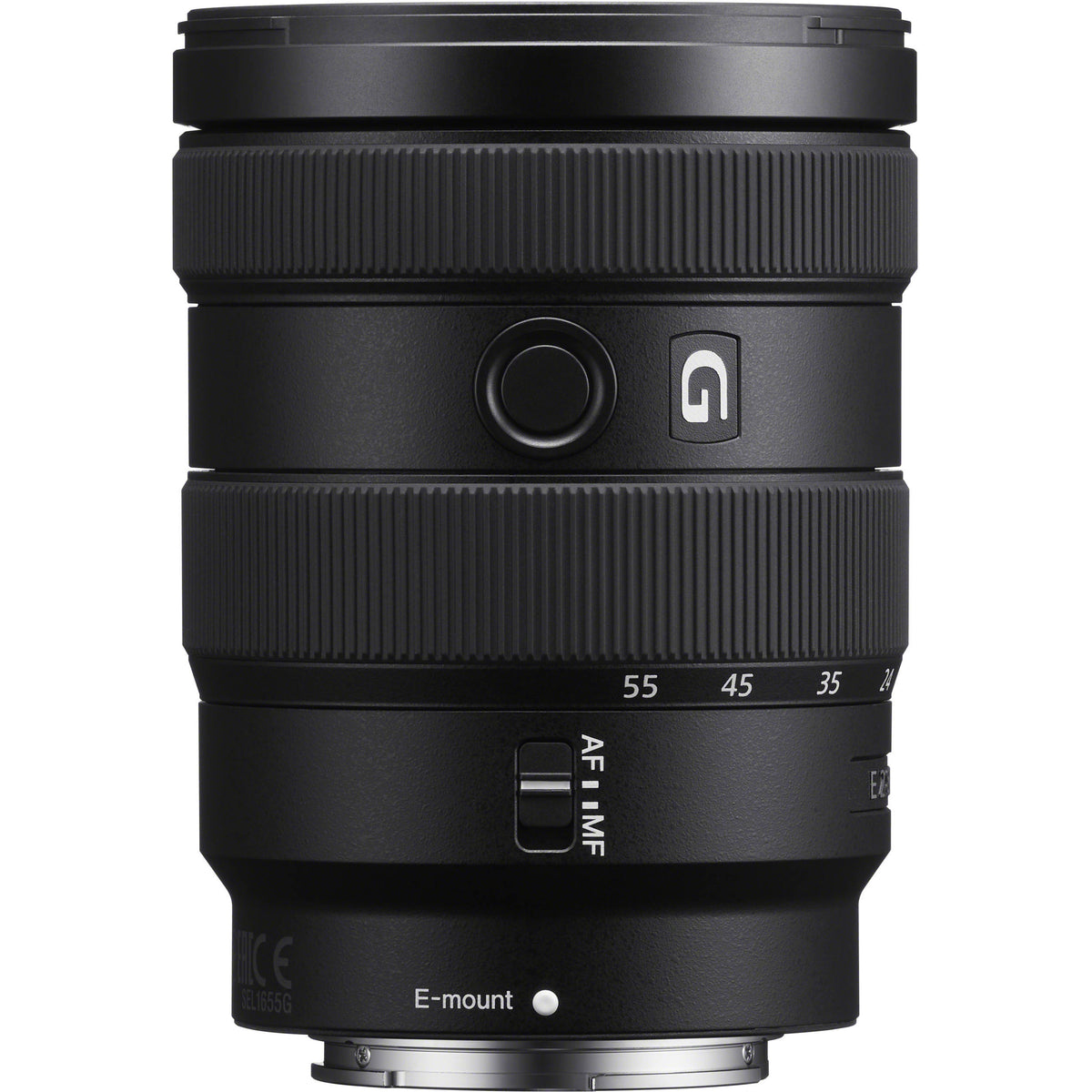 Lente Sony E 16-55mm f/2.8 G - vista frontal