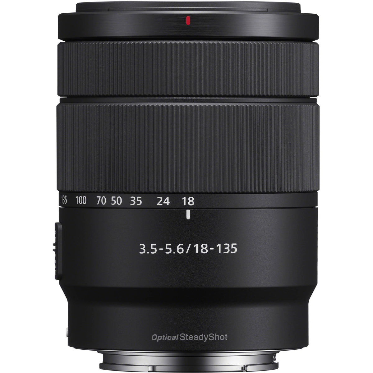 Lente Sony E 18-135mm f/3.5-5.6 OSS - vista frontal