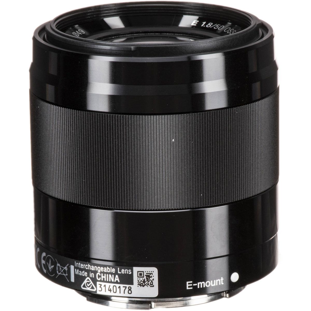 Lente Sony E 50mm f/1.8 OSS (Negro) - vista trasera