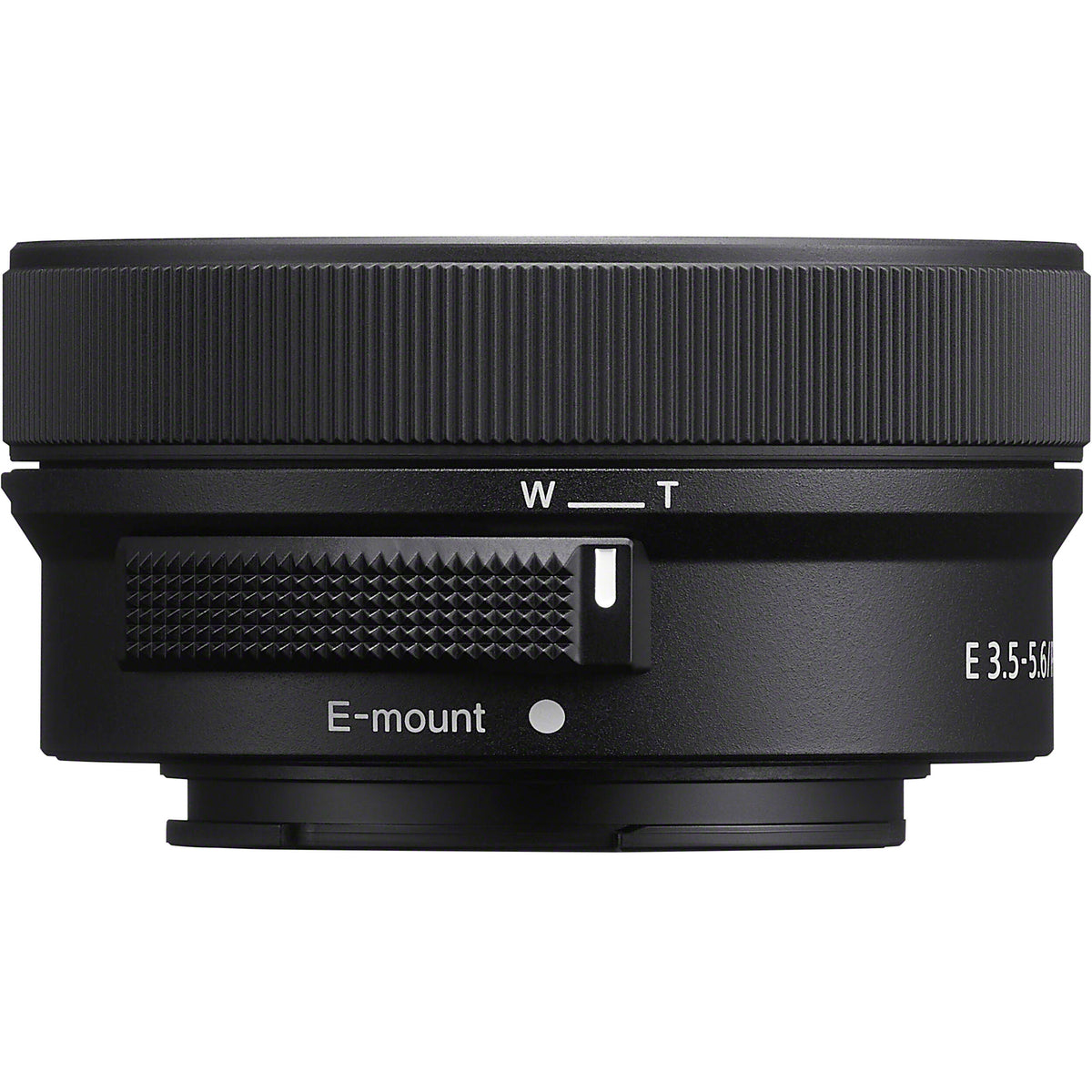 Lente Sony E PZ 16-50mm f/3.5-5.6 OSS II (Negro) - vista frontal