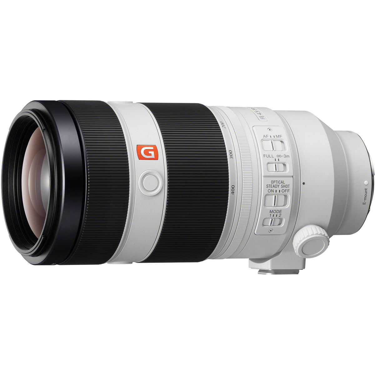 Lente Sony FE 100-400mm f/4.5-5.6 GM OSS - puertos y conexiones