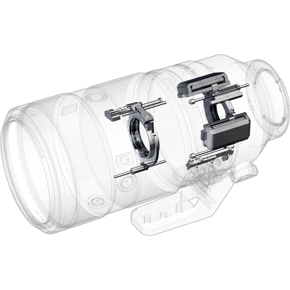 Lente Sony FE 100-400mm f/4.5-5.6 GM OSS - contenido de la caja