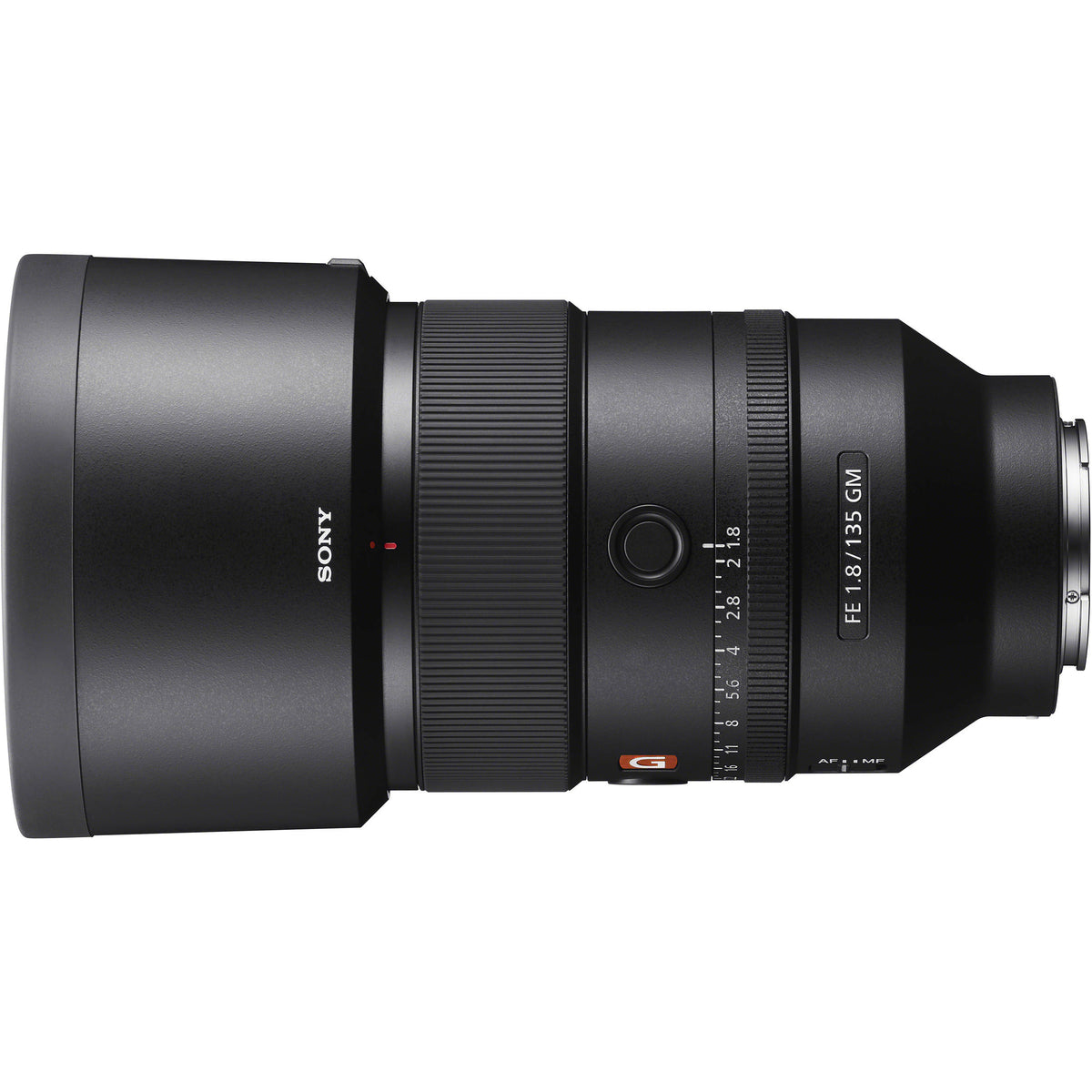 Lente Sony FE 135mm f/1.8 GM - puertos y conexiones
