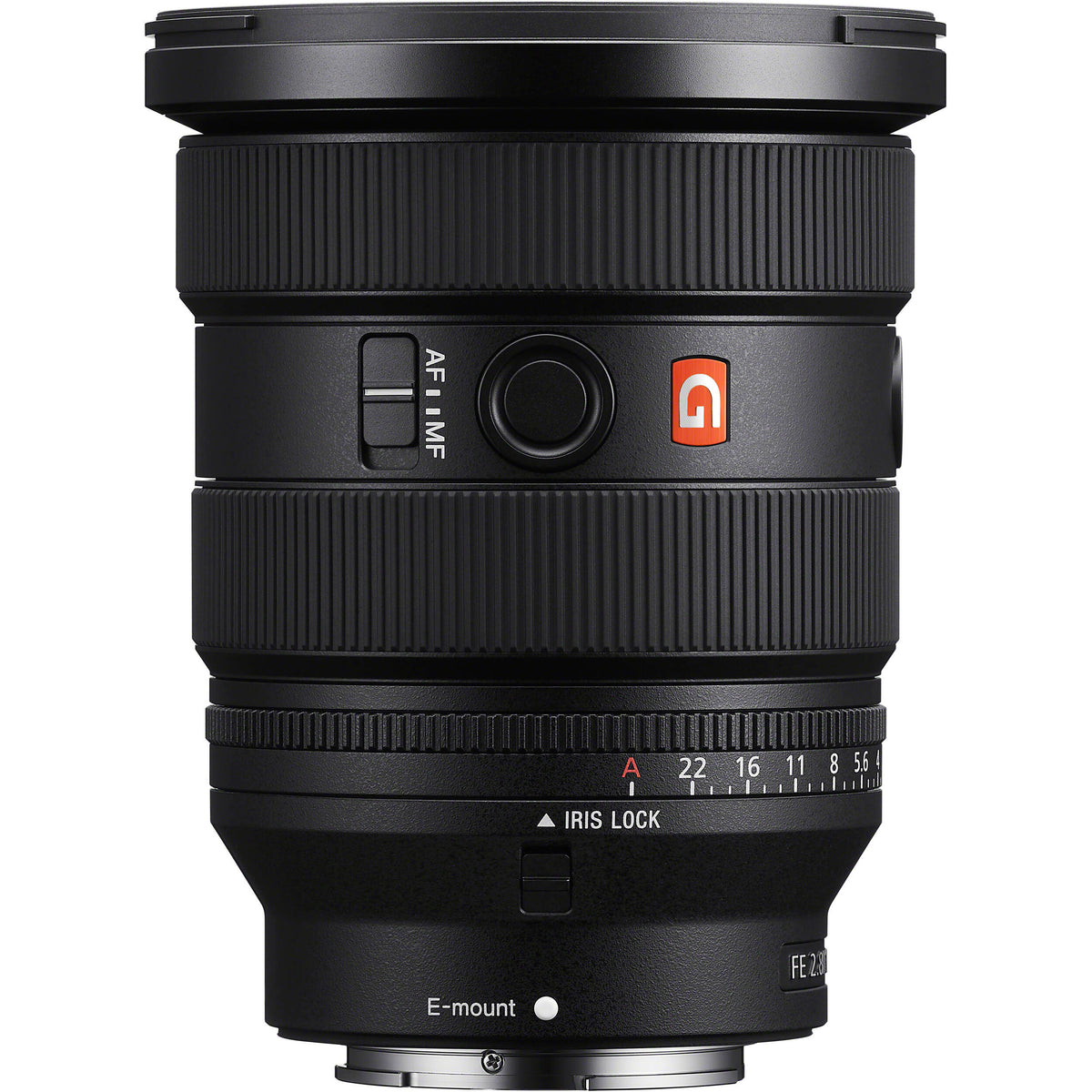 Lente Sony FE 16-35mm f/2.8 GM II - vista frontal