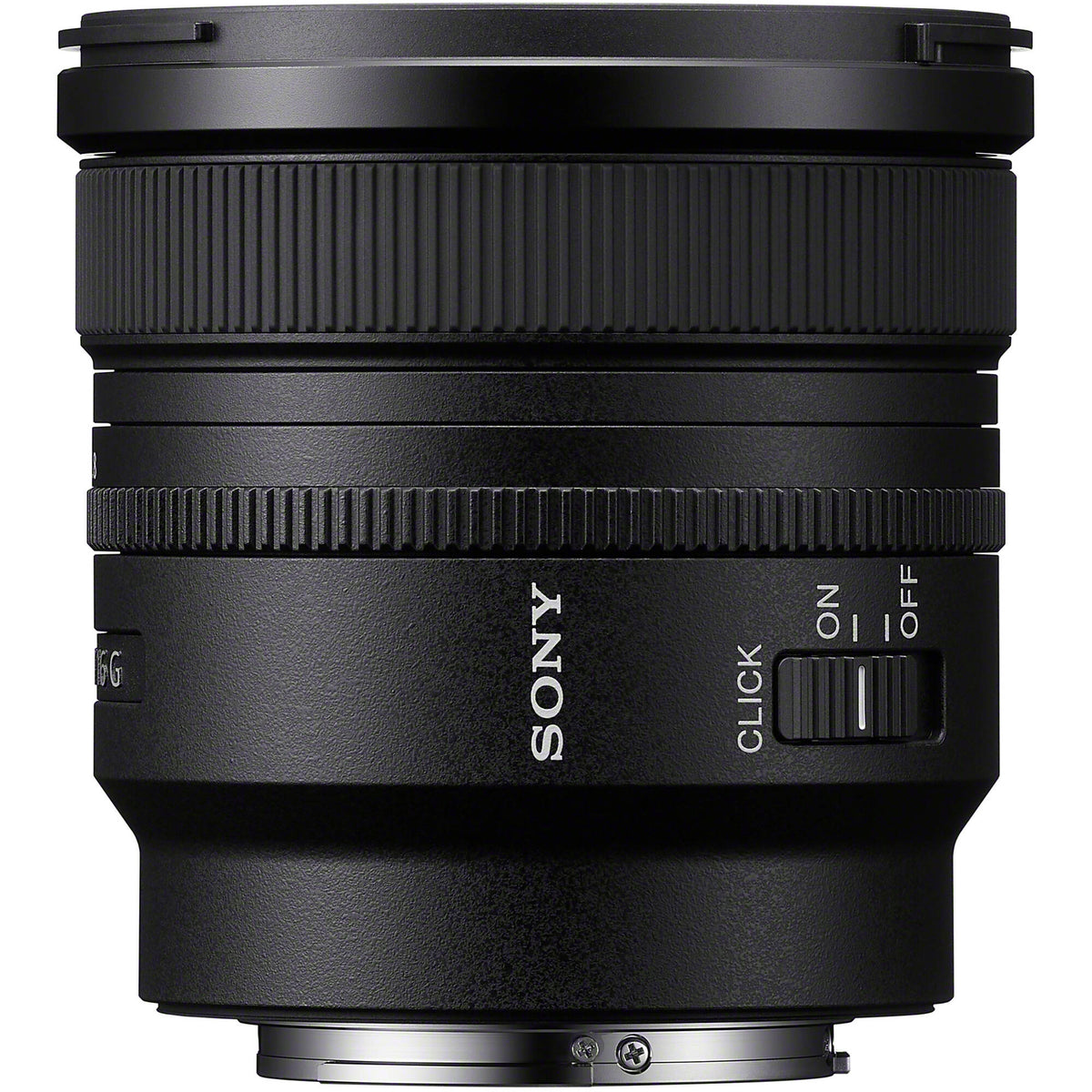 Lente Sony FE 16mm f/1.8 G - puertos y conexiones