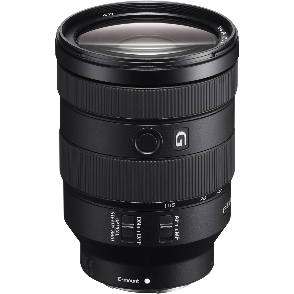 Lente Sony FE 24-105mm f/4 G OSS - vista principal